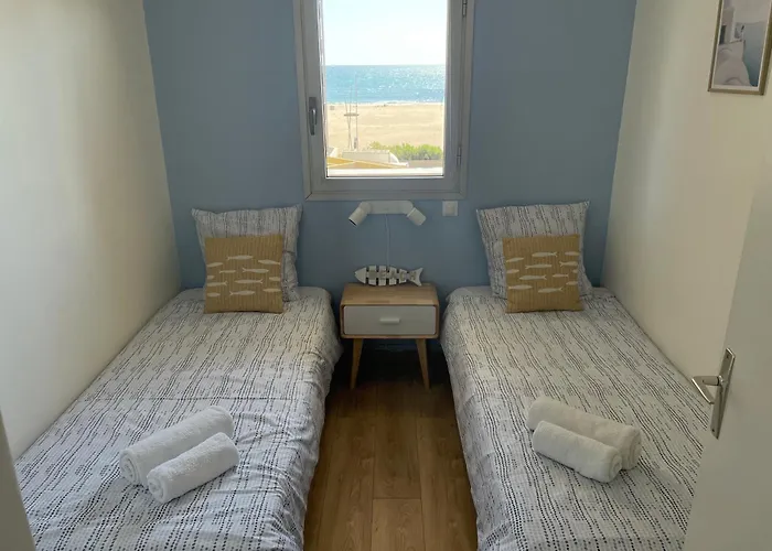 Bel Appartement Vue Mer Acces Direct Plage