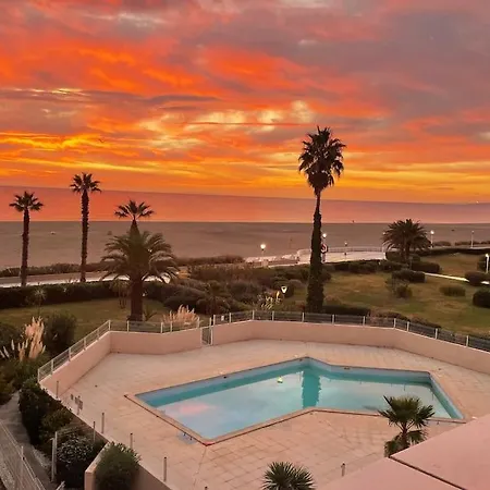 Bel Appartement Vue Mer Acces Direct Plage Canet-en-Roussillon Exterior photo